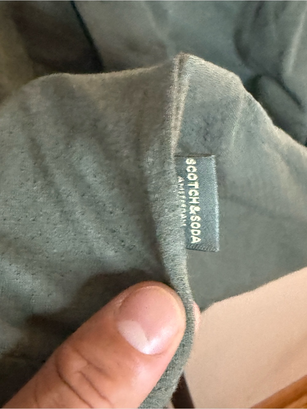 Scotch & Soda Olive Green Men's Polo - Picture 3 of 10
